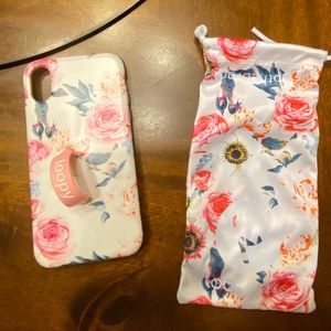 Loopy case Iphone X floral print